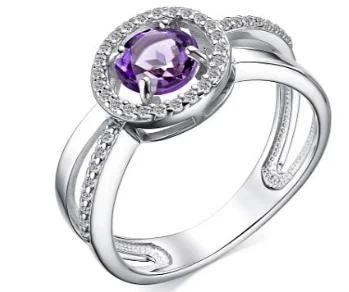 Кольцо декоративное из серебра