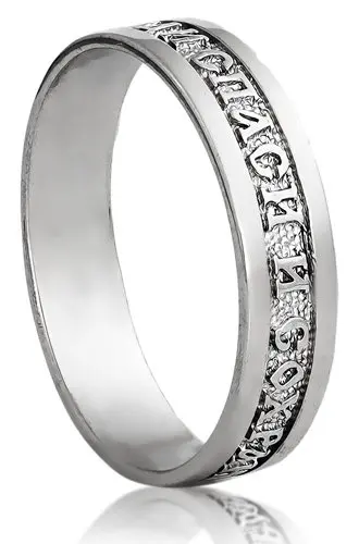 Кольцо православное из серебра