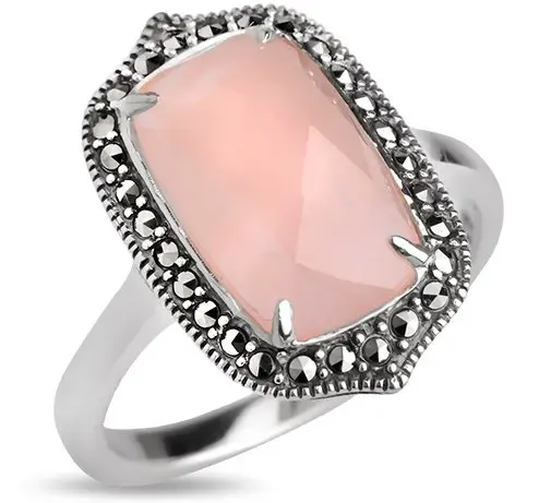 Кольцо декоративное из серебра