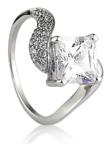 Кольцо декоративное из серебра