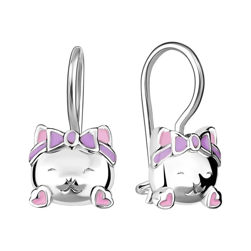 Серьги детские из серебра