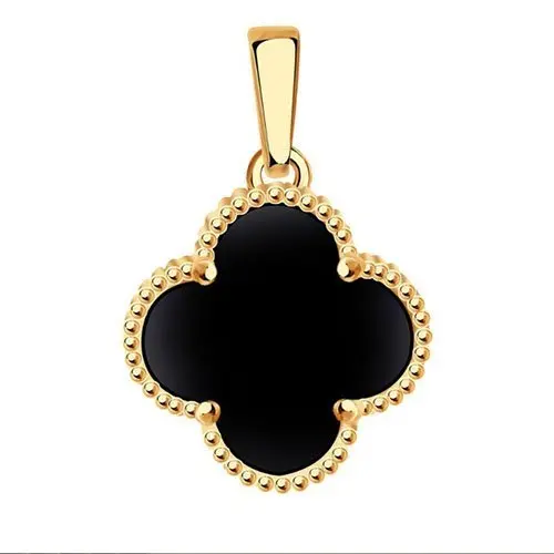 Подвеска декоративная из красного золота