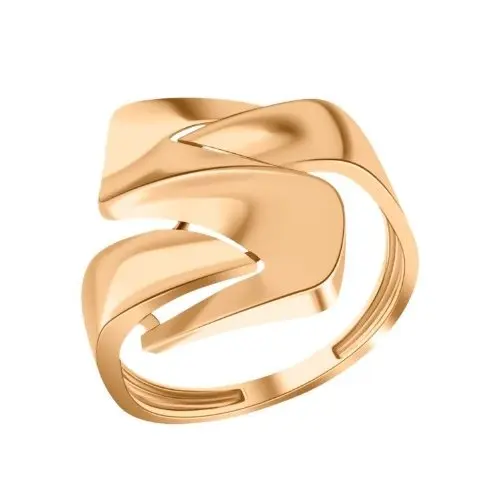 Кольцо декоративное из красного золота