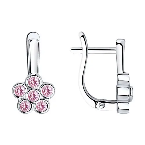 Серьги детские из серебра