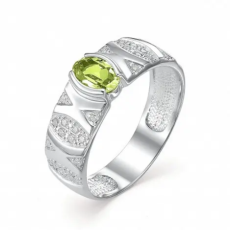 Кольцо декоративное из серебра