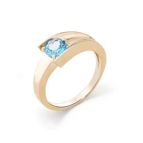 Кольцо декоративное из красного золота