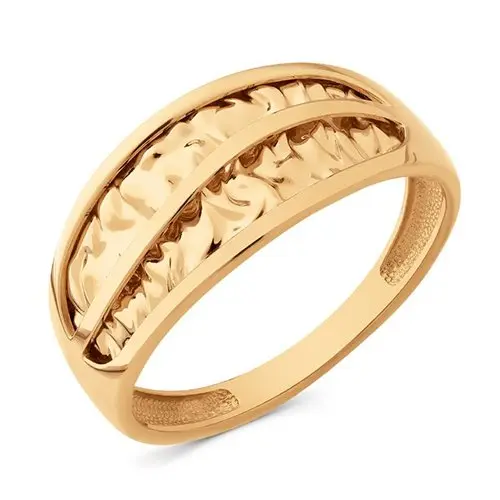 Кольцо декоративное из красного золота