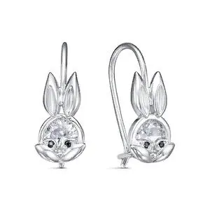 Серьги детские из серебра