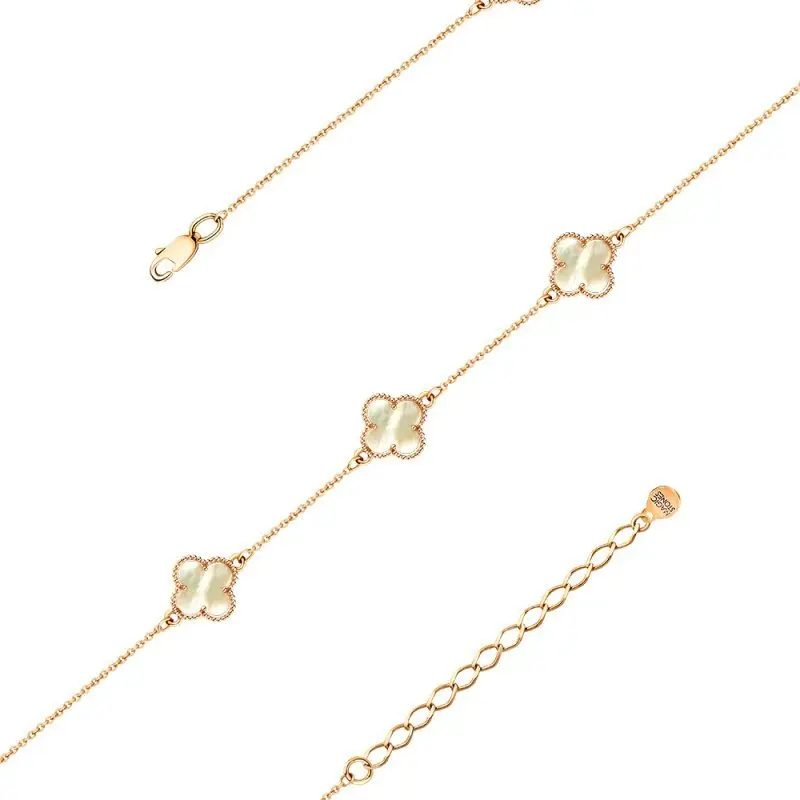 Браслет декоративный из красного золота