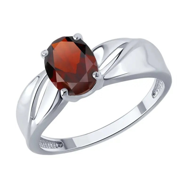 Кольцо декоративное из серебра