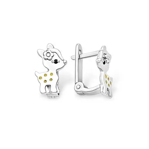 Серьги детские из серебра