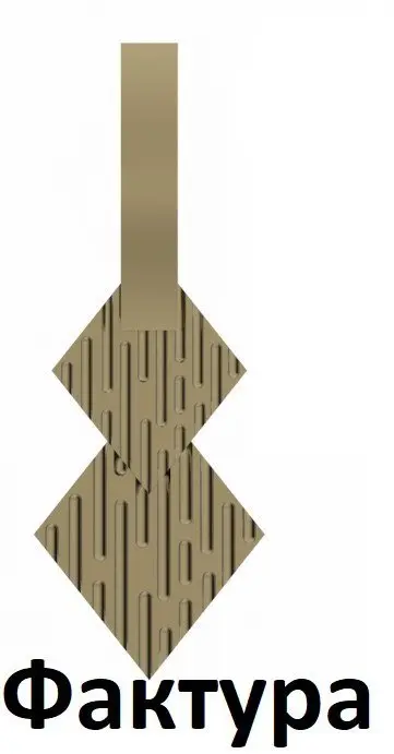 Серьги подвесные из красного золота