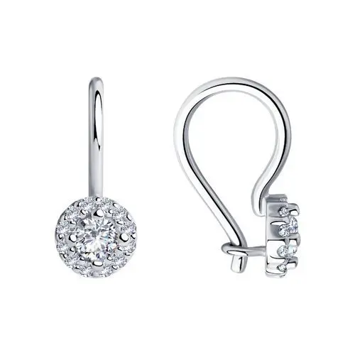 Серьги детские из серебра