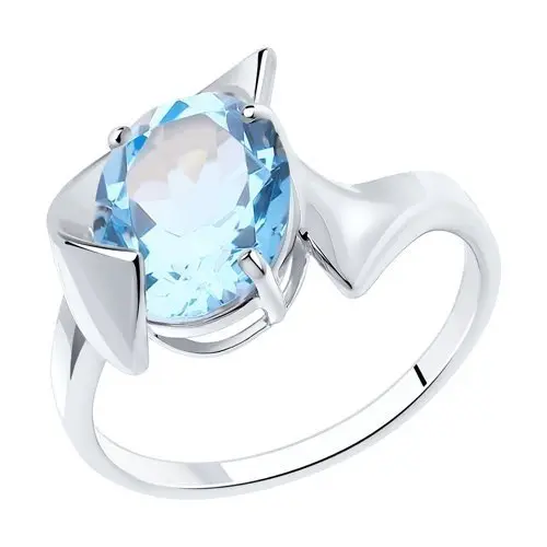 Кольцо декоративное из серебра