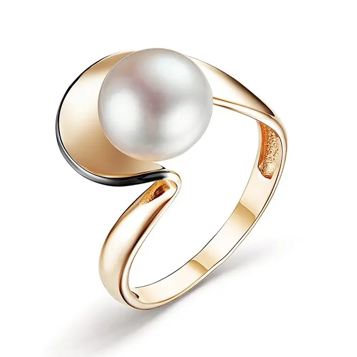 Кольцо декоративное из красного золота