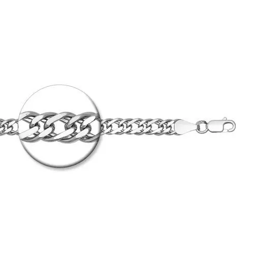 Браслет цепочный из серебра