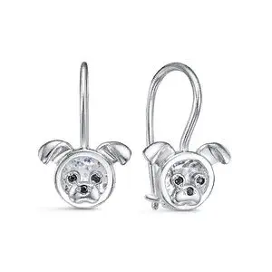 Серьги детские из серебра