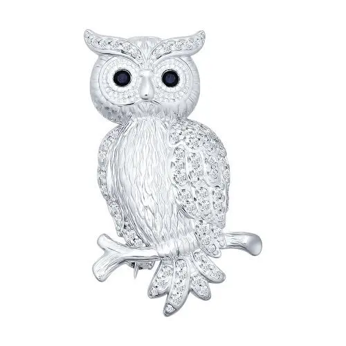 Брошь из серебра