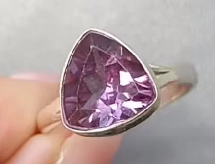 Кольцо декоративное из серебра