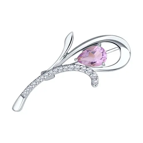 Брошь из серебра