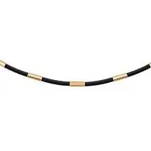 Цепь шнурок из красного золота