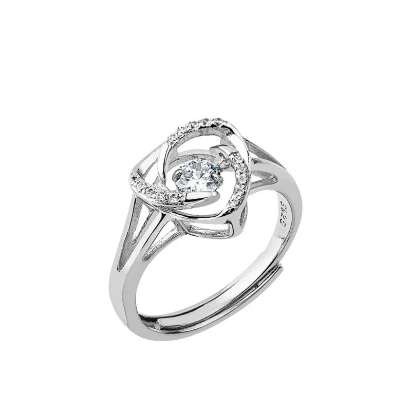 Кольцо декоративное из серебра