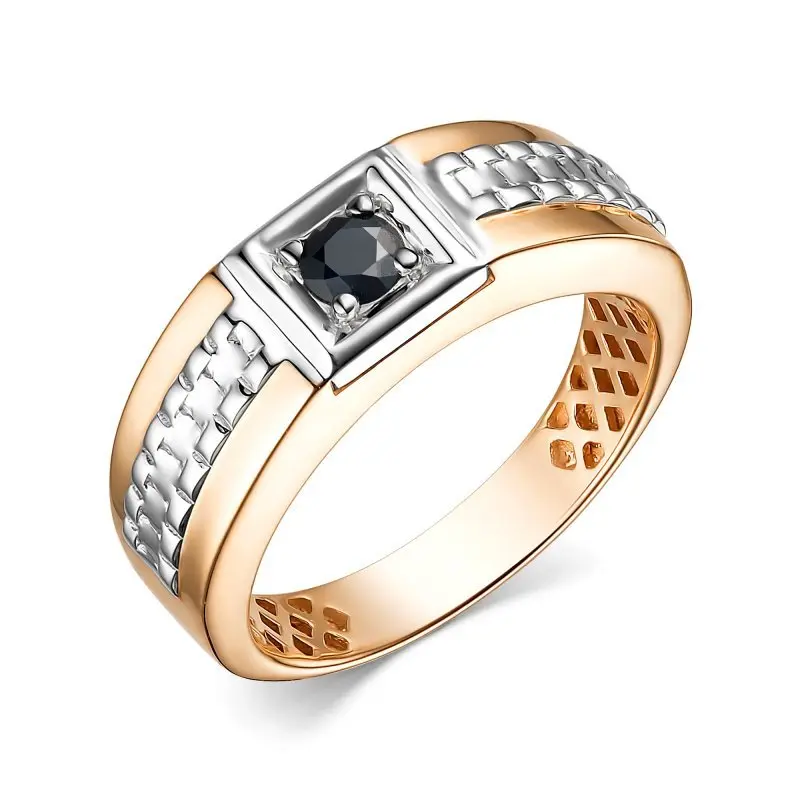 Печатка из комбинированного золота