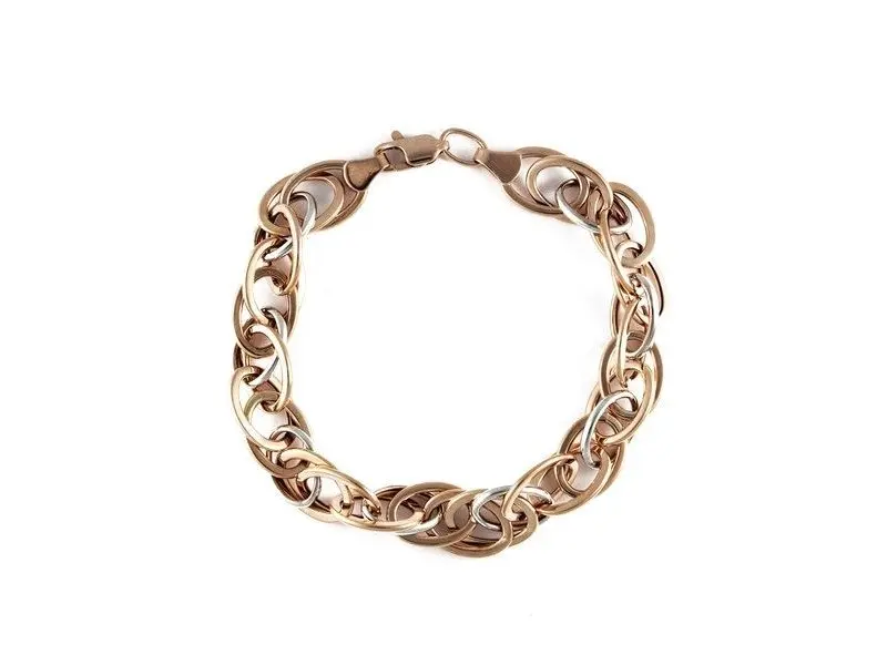 Браслет декоративный из комбинированного золота