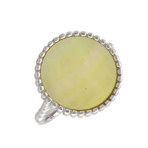 Кольцо декоративное из серебра