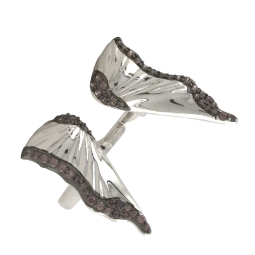 Кольцо декоративное из серебра