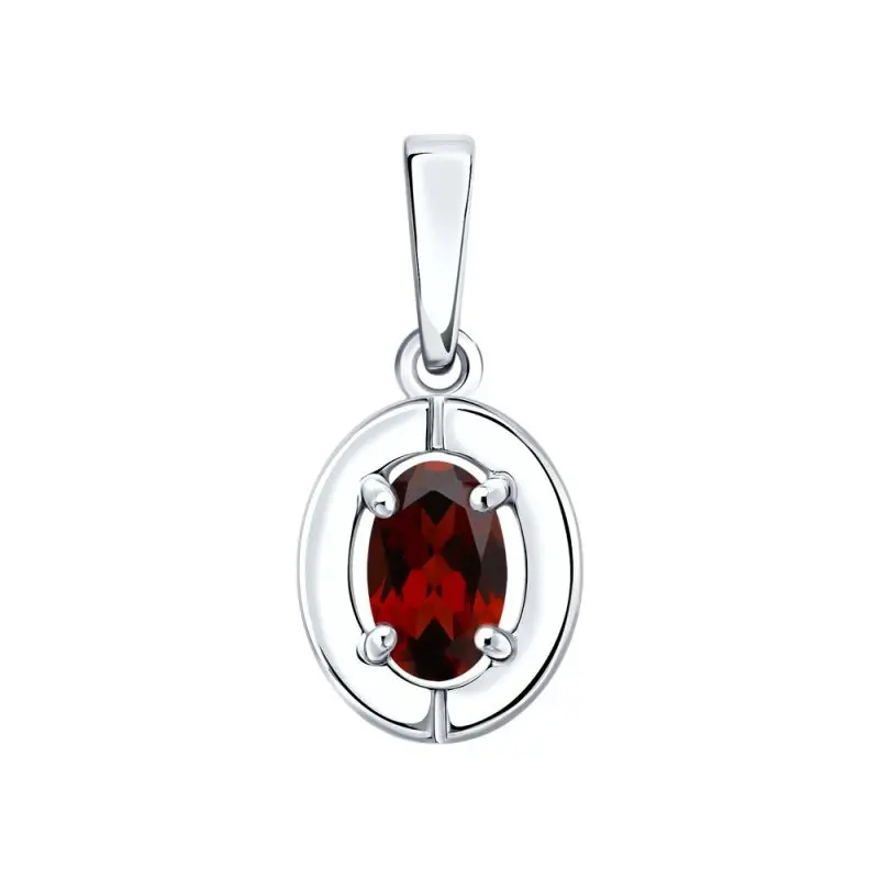 Подвеска декоративная из серебра