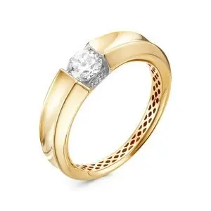 Кольцо декоративное из красного золота