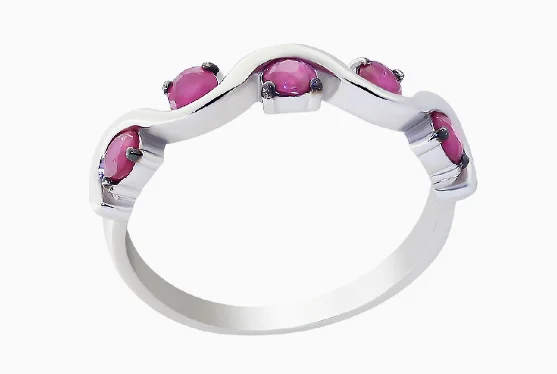 Кольцо декоративное из серебра