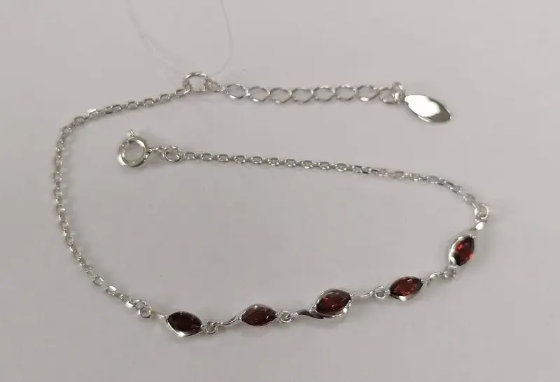 Браслет декоративный из серебра