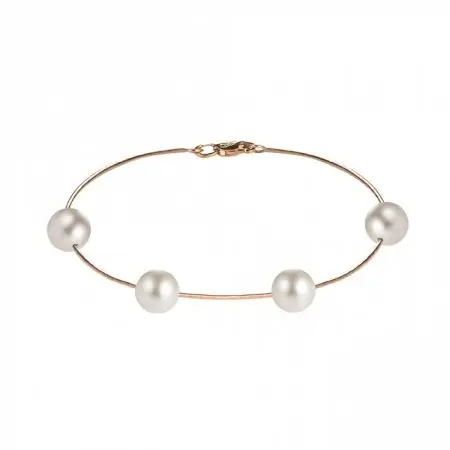 Браслет декоративный из красного золота