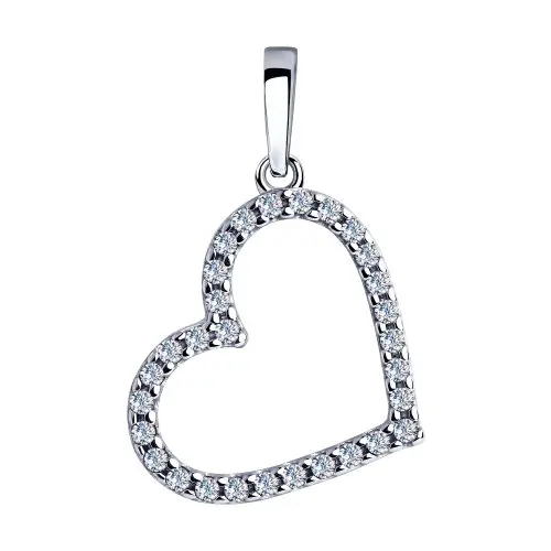 Подвеска декоративная из серебра