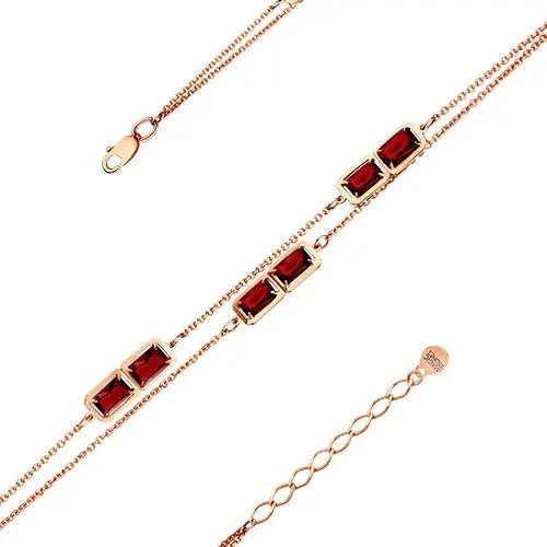 Браслет декоративный из красного золота