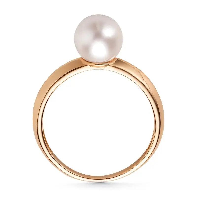 Кольцо декоративное из красного золота