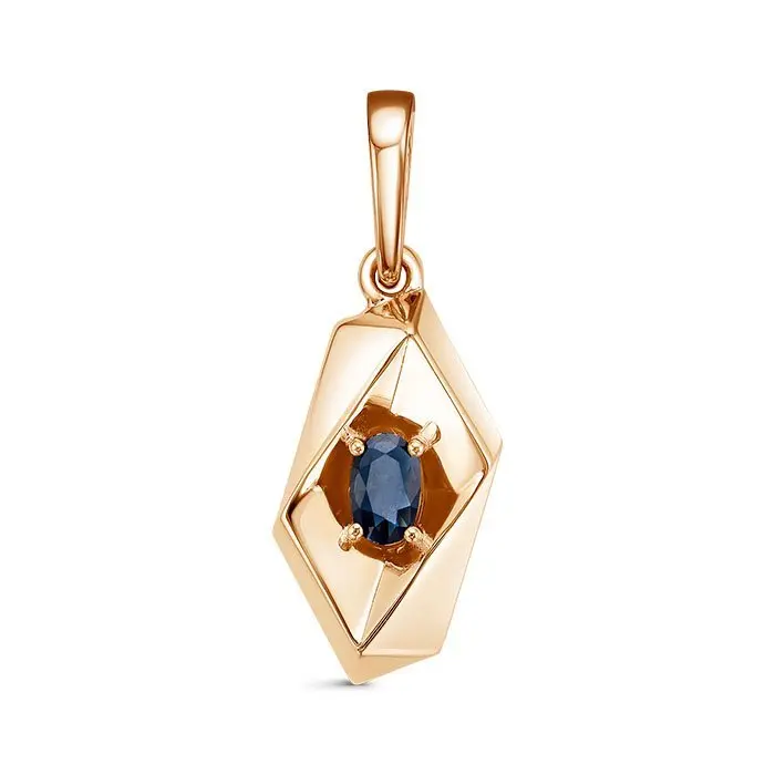 Подвеска декоративная из комбинированного золота