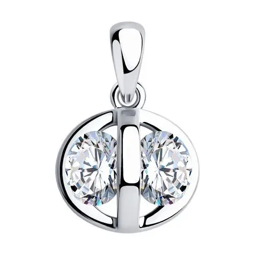 Подвеска декоративная из серебра