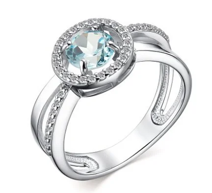 Кольцо декоративное из серебра