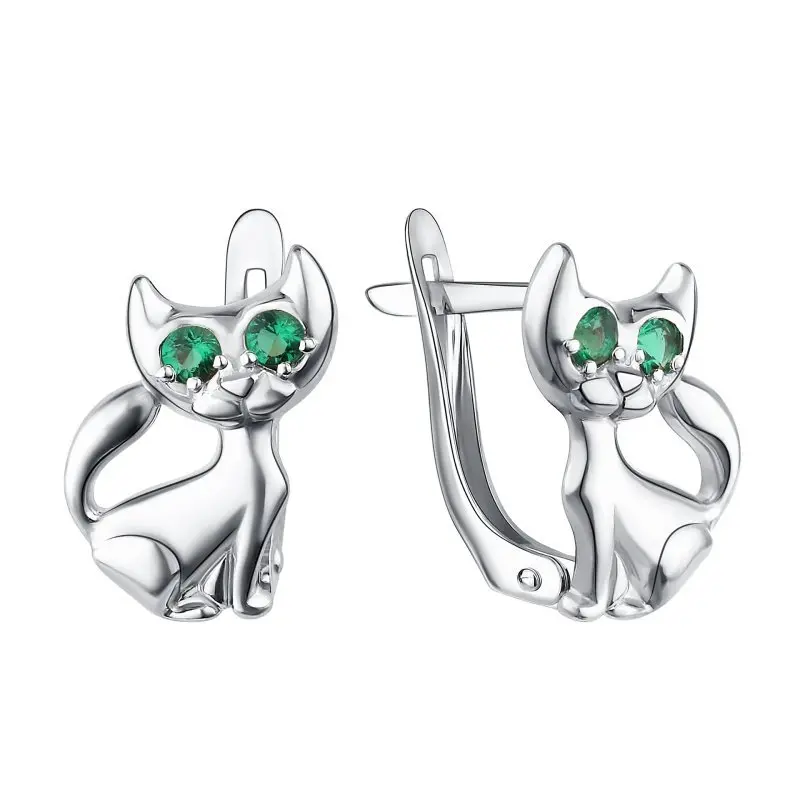 Серьги детские из серебра