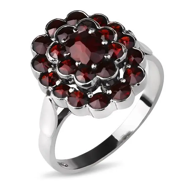 Кольцо декоративное из серебра