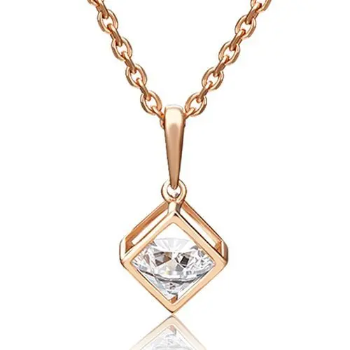 Подвеска декоративная из красного золота