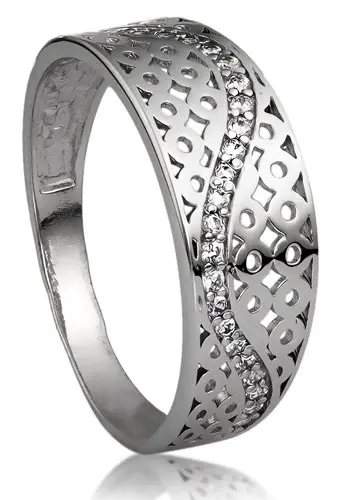 Кольцо декоративное из серебра