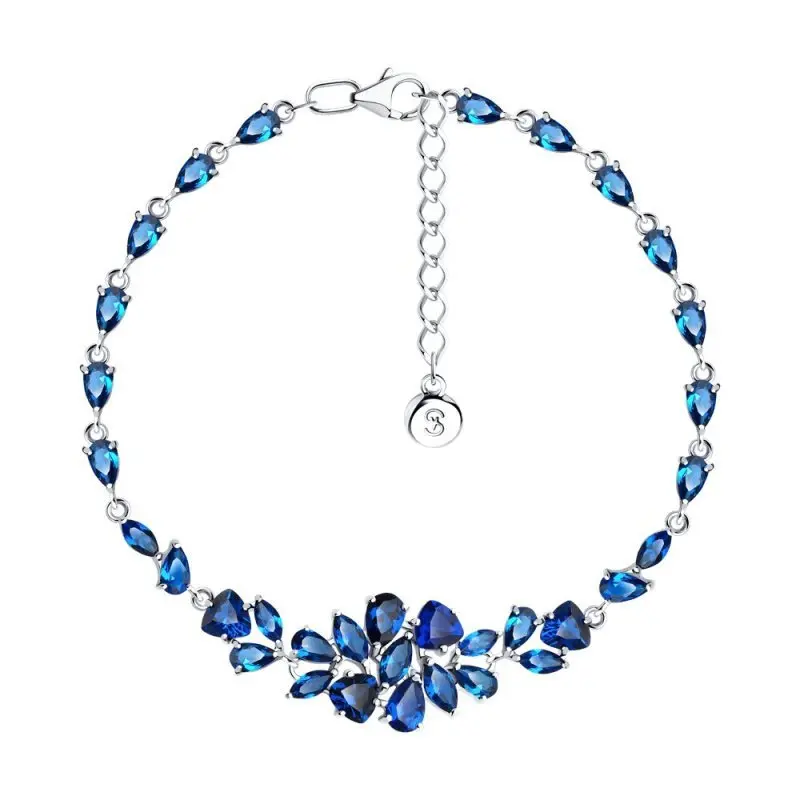 Браслет декоративный из серебра