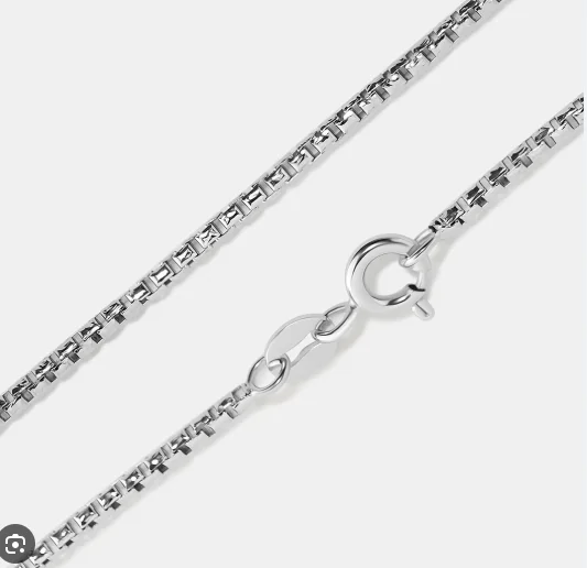 Цепь из белого золота