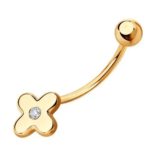 Пирсинг из красного золота