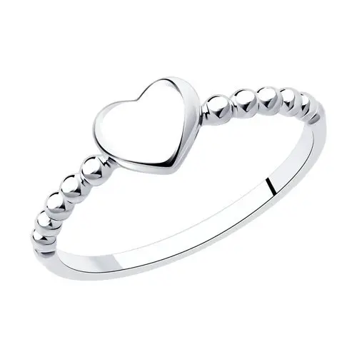 Кольцо декоративное из серебра