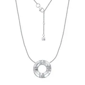 Цепь колье из серебра вид 1